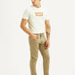 Men's 512 Beige Slim Tapered Fit Mid Rise Jeans - Side View