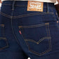 Men's 512 Dark Blue Slim Tapered Fit Mid Rise Jeans - Detail View