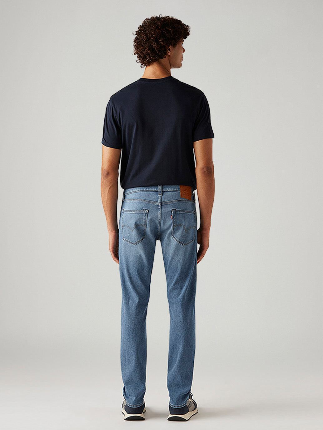 Men's 512 Light Blue Slim Tapered Fit Hyper Stretch Jeans - Back View