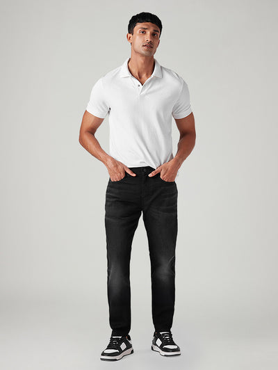 levi's Men's 512 Black Slim Tapered Fit Mid Rise Selvedge Jeans-picture-41