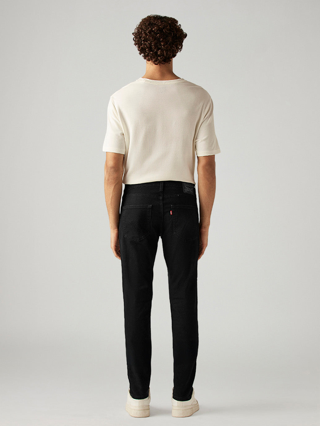 Men's 512 Black Slim Tapered Fit Mid Rise Jeans - Back View