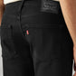 Men's 512 Black Slim Tapered Fit Mid Rise Jeans - Detail View