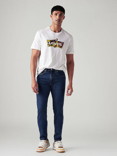 Men's 512 Blue Slim Tapered Fit Mid Rise Jeans