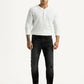Men's 512 Black Slim Tapered Fit Hyper Stretch Jeans - Front View