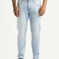 Men's 512 Light Blue Slim Tapered Fit Mid Rise Jeans - Front View