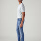 Men's 512 Light Blue Slim Tapered Fit Mid Rise Jeans - Side View