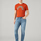 Men's 512 Light Blue Slim Tapered Fit Mid Rise Performance Jeans - Front View