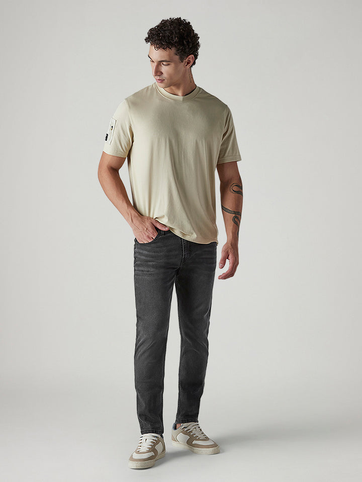 Men's 512 Charcoal Grey Slim Tapered Fit Mid Rise Jeans