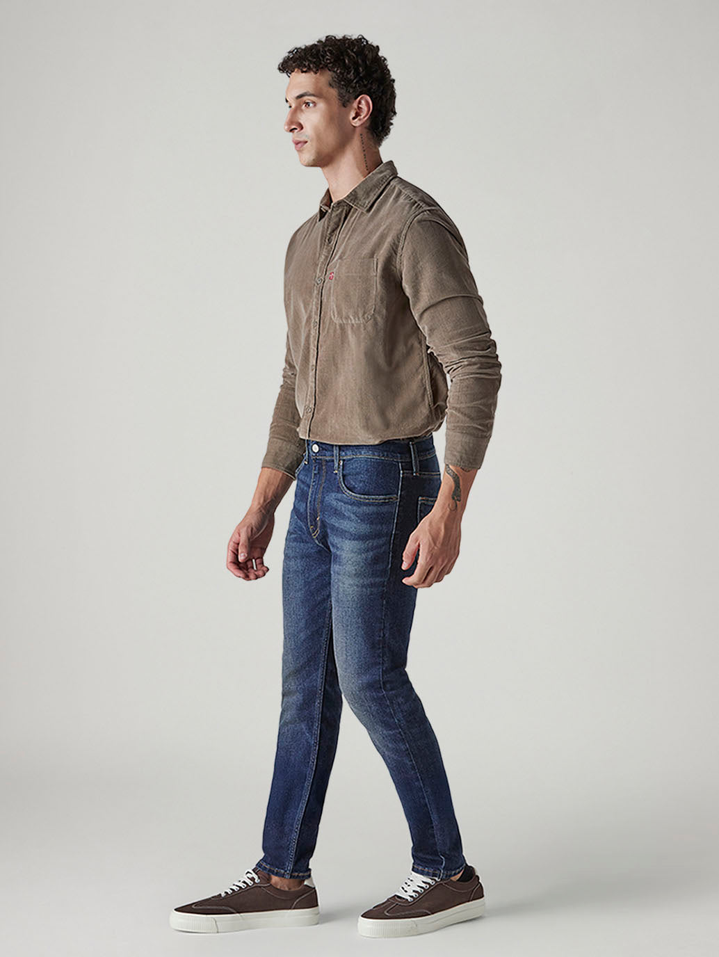 Men's 512 Dark Indigo Slim Tapered Fit Mid Rise Kooltex Jeans - 20 View