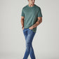 Men's 512 Blue Slim Tapered Fit Mid Rise Jeans - Styleshot View