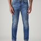 Men's 512 Blue Slim Tapered Fit Mid Rise Jeans - Front View