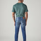 Men's 512 Blue Slim Tapered Fit Mid Rise Jeans - Back View