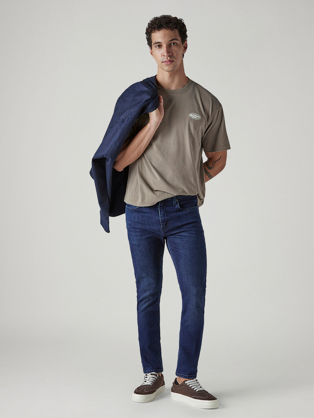 Men's 512 Dark Indigo Slim Tapered Fit Mid Rise Jeans