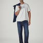 Men's 512 Dark Indigo Slim Tapered Fit Mid Rise Bi-Stretch Jeans - Styleshot View