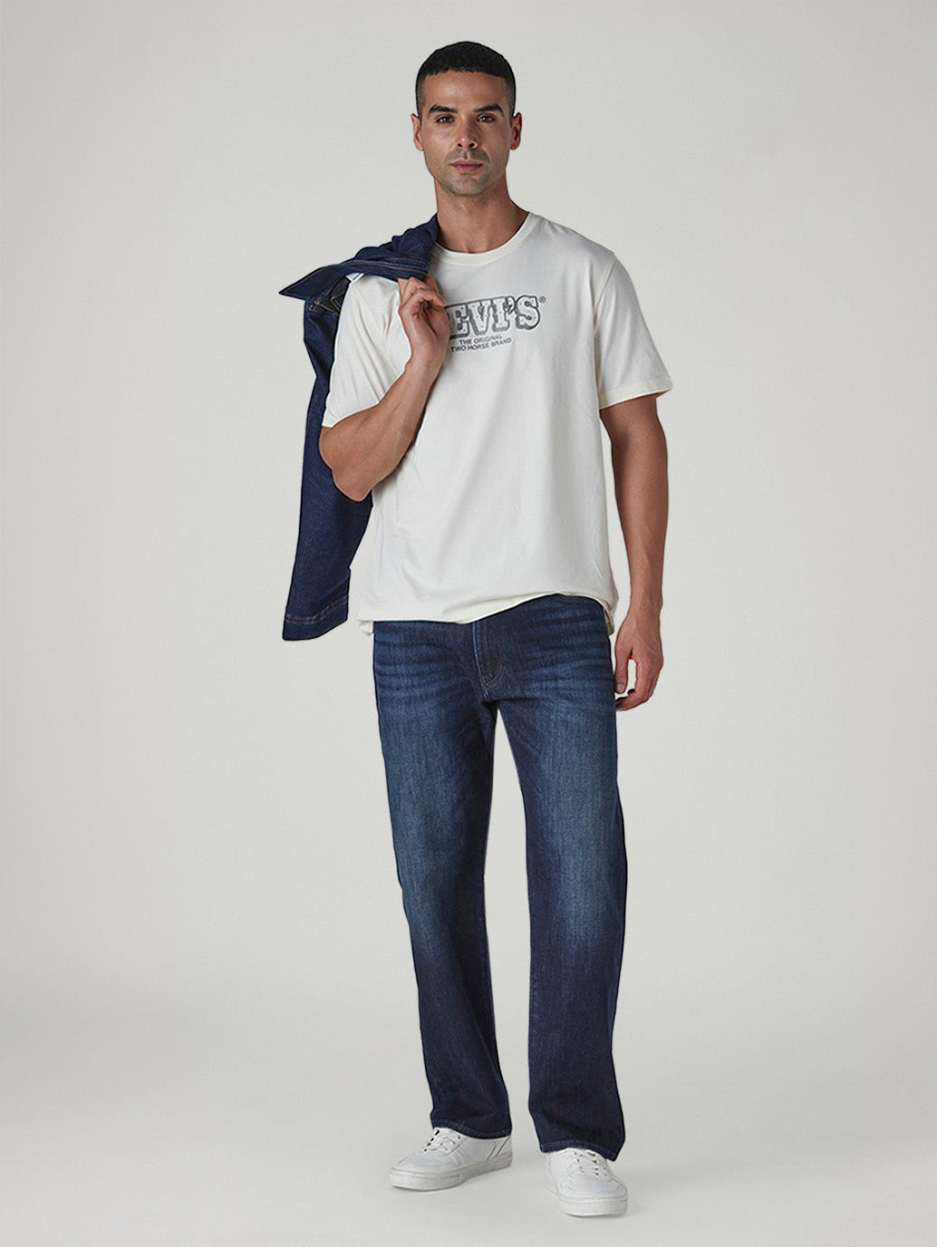 Men's 512 Dark Indigo Slim Tapered Fit Mid Rise Bi-Stretch Jeans