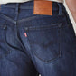 Men's 512 Dark Indigo Slim Tapered Fit Mid Rise Bi-Stretch Jeans - Detail View