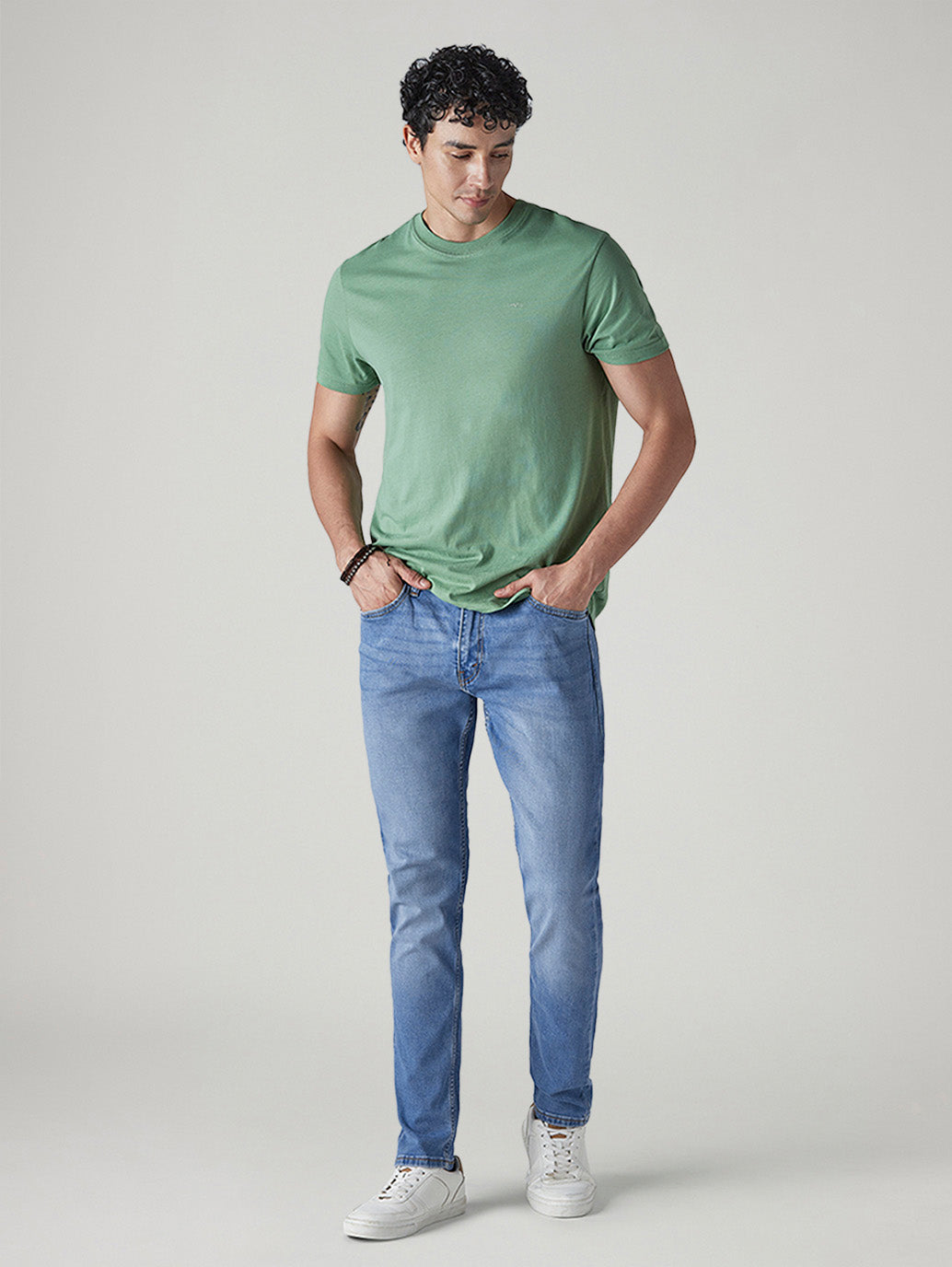Men's 512 Light Indigo Slim Tapered Fit Mid Rise Jeans