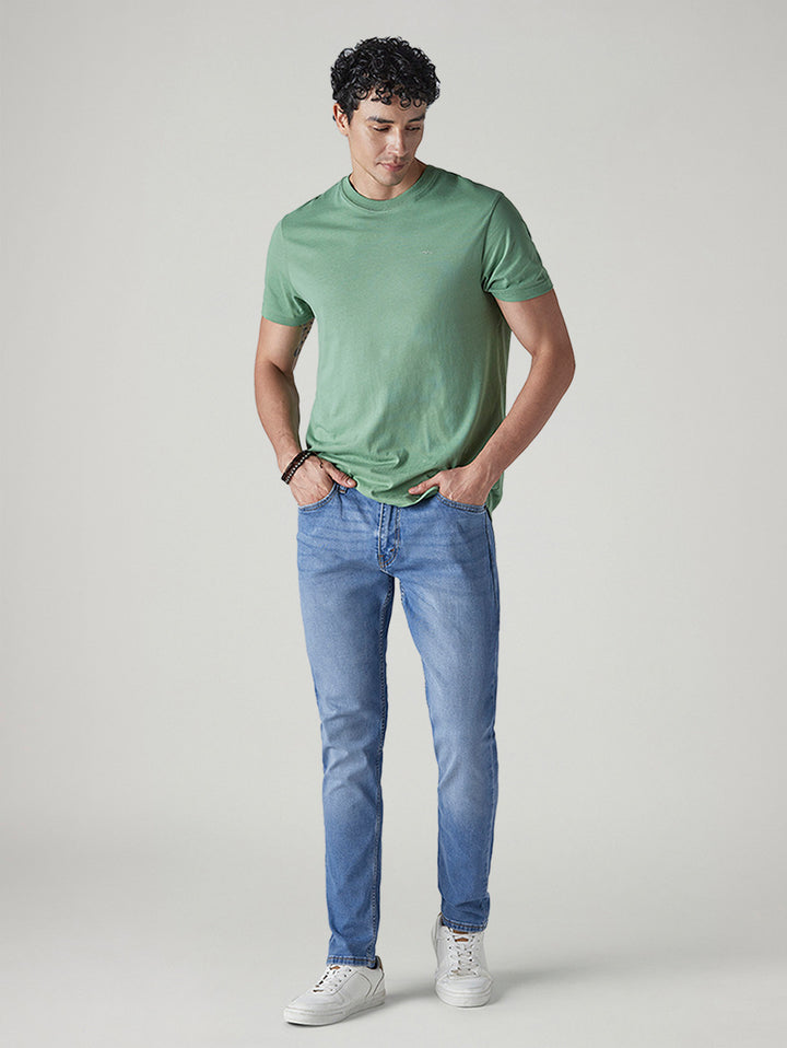 Men's 512 Light Indigo Slim Tapered Fit Mid Rise Jeans