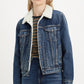 Women's Original Sherpa Denim Trucker Jacket - Detail View