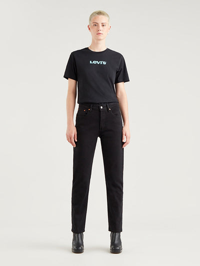 levi's Women's 501 Black Straight Fit High Rise Jeans-picture-22