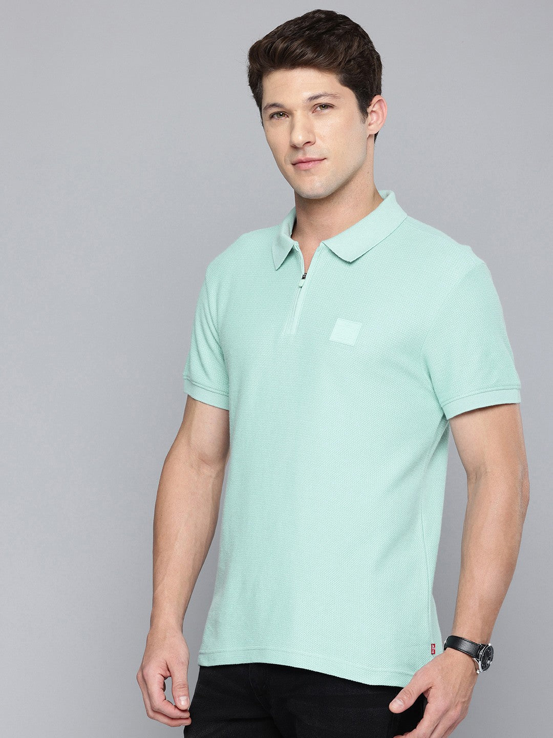 Men's Textured Slim Fit Polo T-Shirt - 36d4322b-2d90-4c6d-a5d2-f09116bd4ceb1721645883100-Levis-Men-Tshirts-2011721645882739-3 View