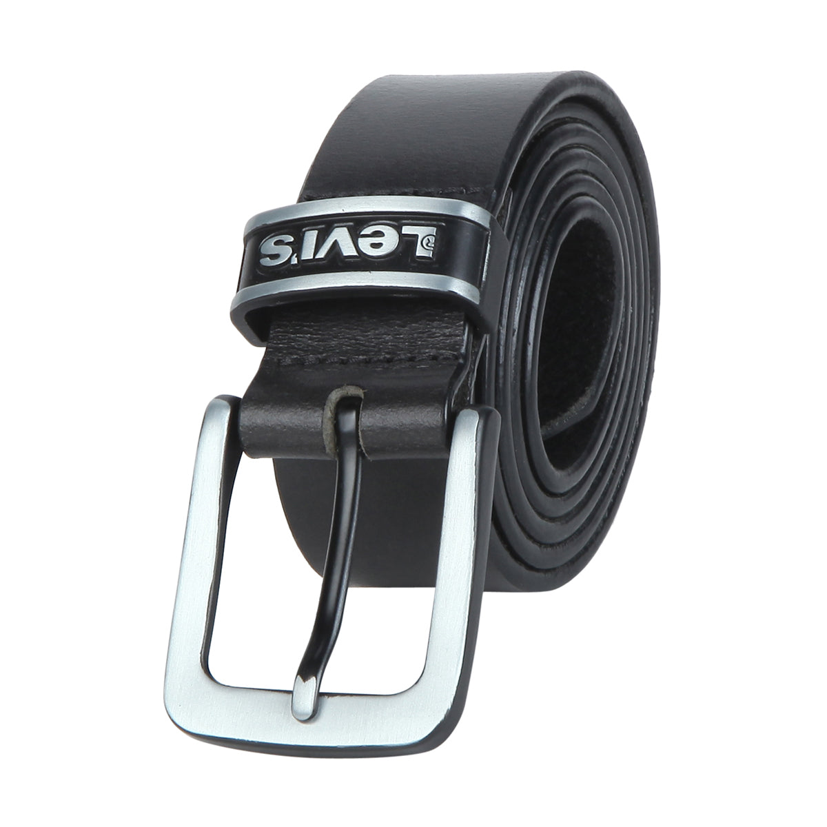 Men's Solid Black Belt