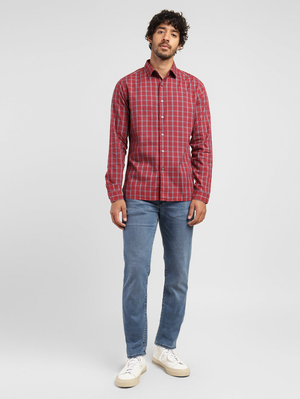 Men's Checkered Slim Fit Shirt – Levis India Store
