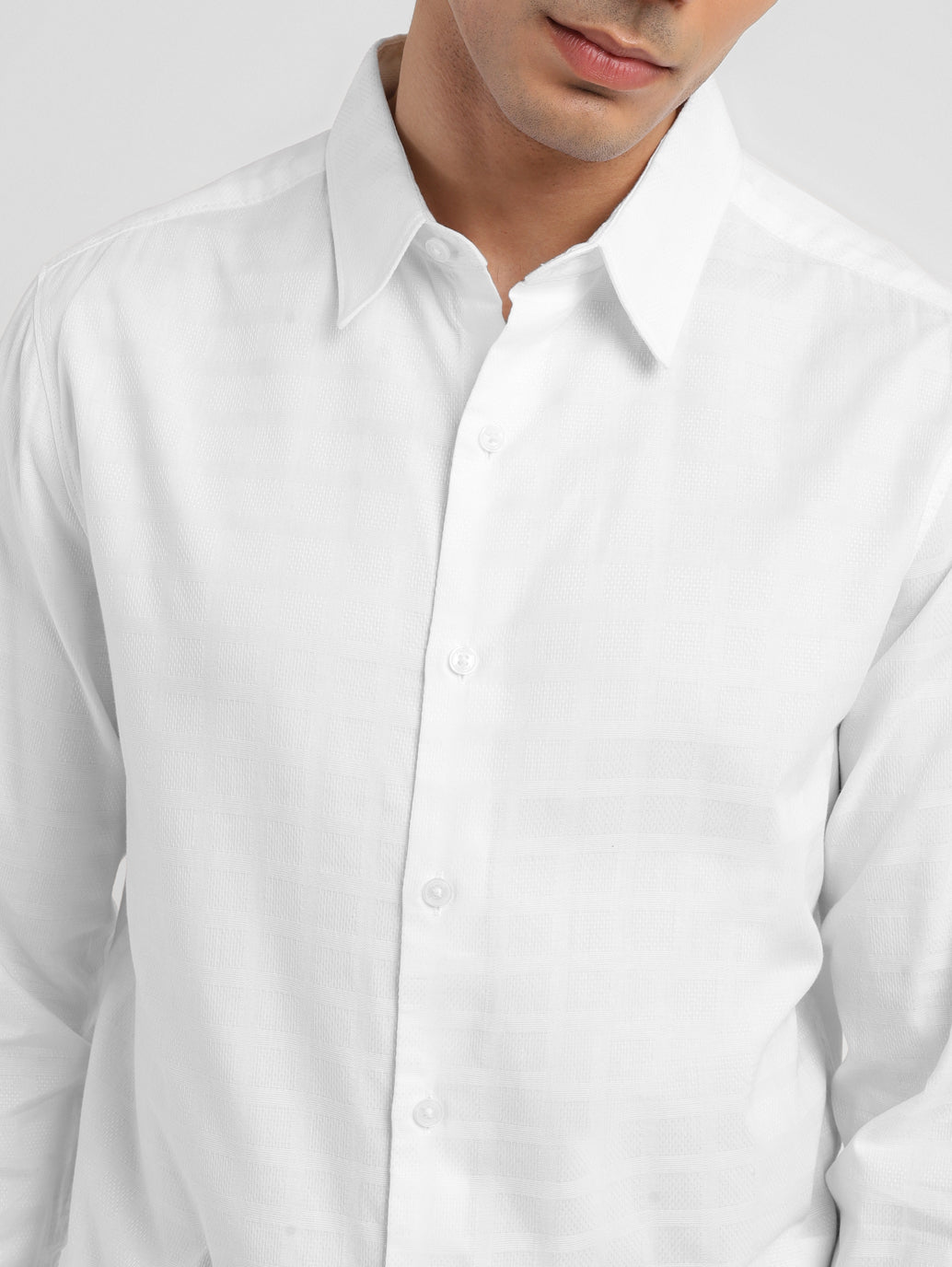 Men's Redloop Checkered Slim Fit Shirt