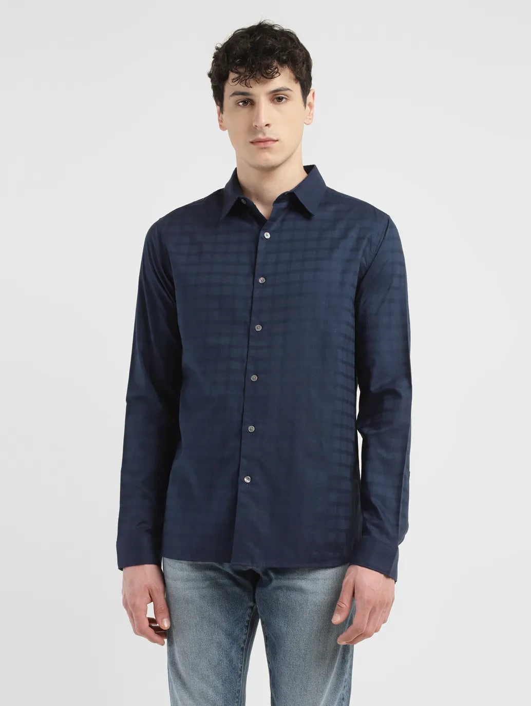 Men's Checkered Slim Fit Shirt