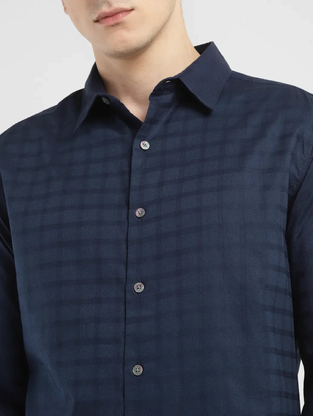 Men's Checkered Slim Fit Shirt