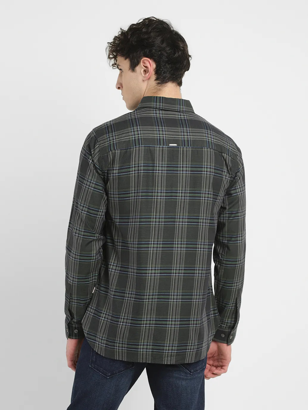 Men's Checkered Slim Fit Shirt