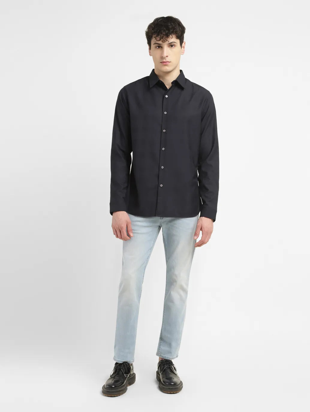 Men's Redloop Checkered Slim Fit Shirt