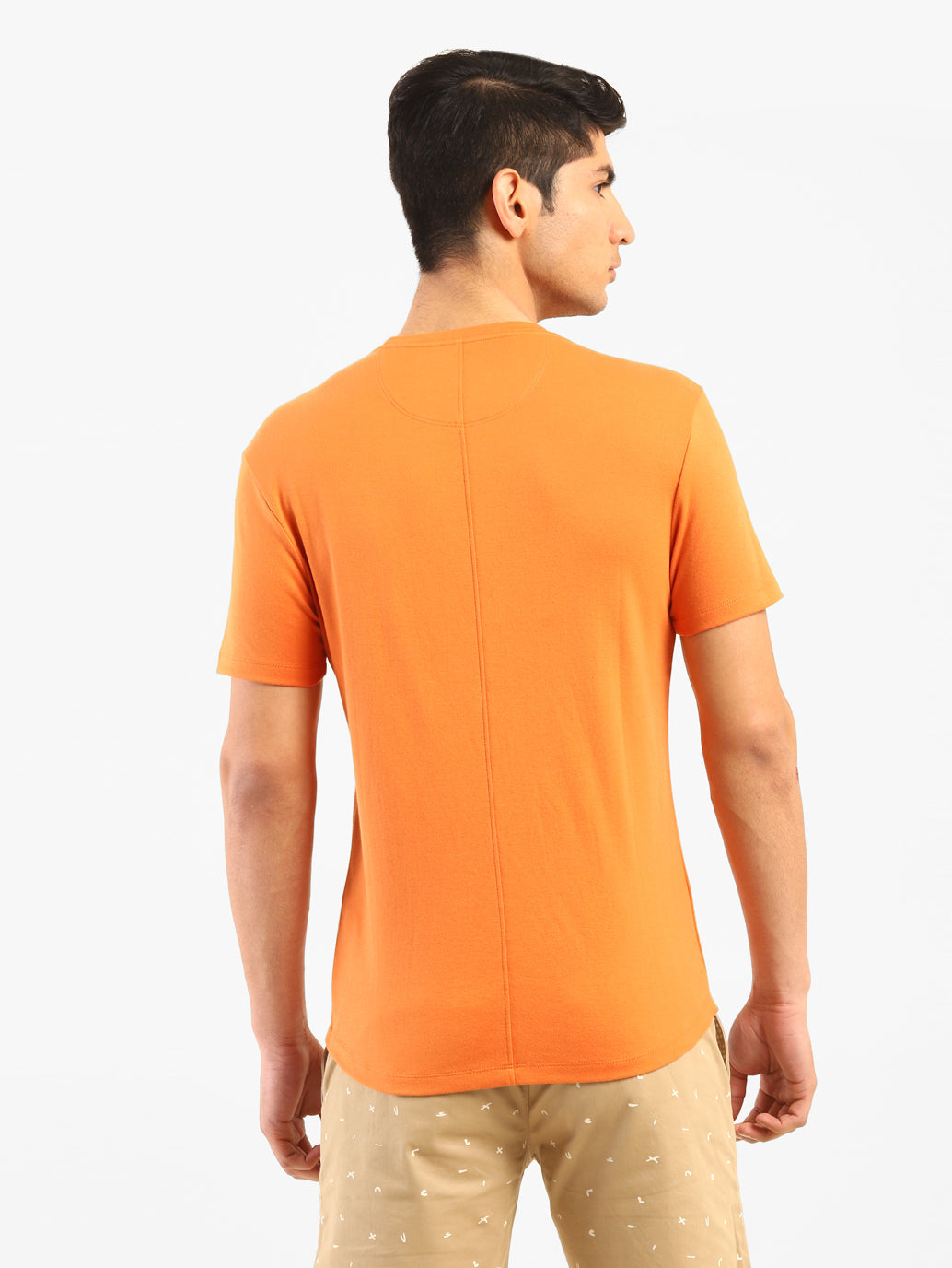 Men's Solid Slim Fit T-shirt