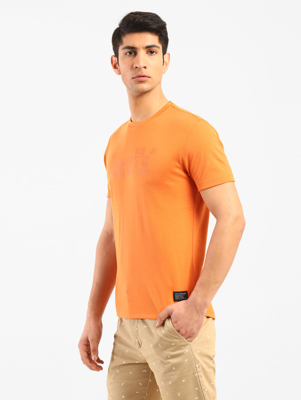 Men's Solid Slim Fit T-shirt