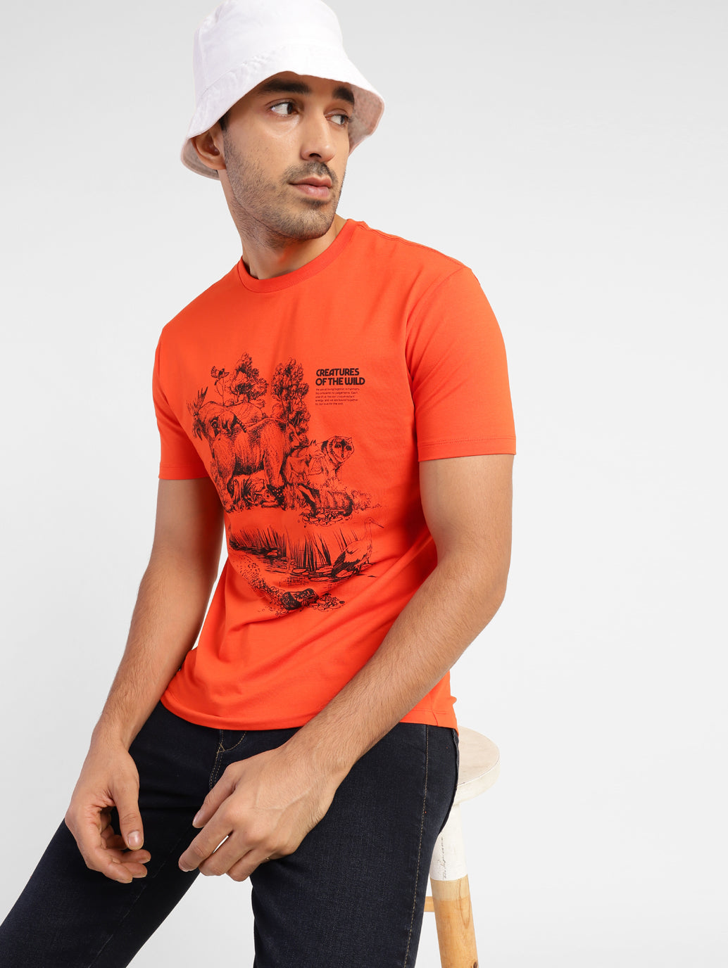 Men's Graphic Slim Fit T-shirt