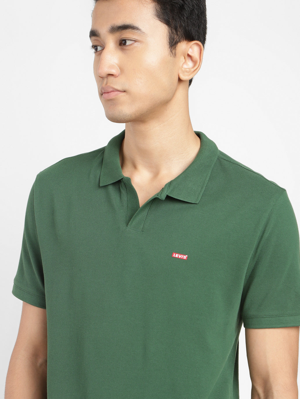 Men's Solid Polo T-shirt