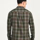 Men's Checkered Olive Slim Fit Corduroy Shirt - c090acb1-5000-479e-9360-fc5734c5e382 View