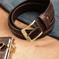 Men's Brown Textured Belt - 440cd89c-1918-48c6-9668-1bb90e56aff41744113296625-Levis-Men-Textured-Leather-Belt-8991744113296365-1 View