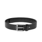 Men's Black Solid Belt - 463794f9-0927-4cf8-8f3a-3889657d3dcd1742190036028-Men-Solid-Leather-Belt-4281742190035816-1 View
