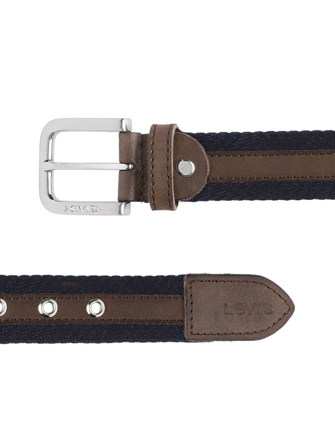 Men's Brown Textured Belt - 498c4f84-6a40-4521-9393-ce6d665589811742204313714-Men-Textured-Leather-Belt-7931742204313612-3 View