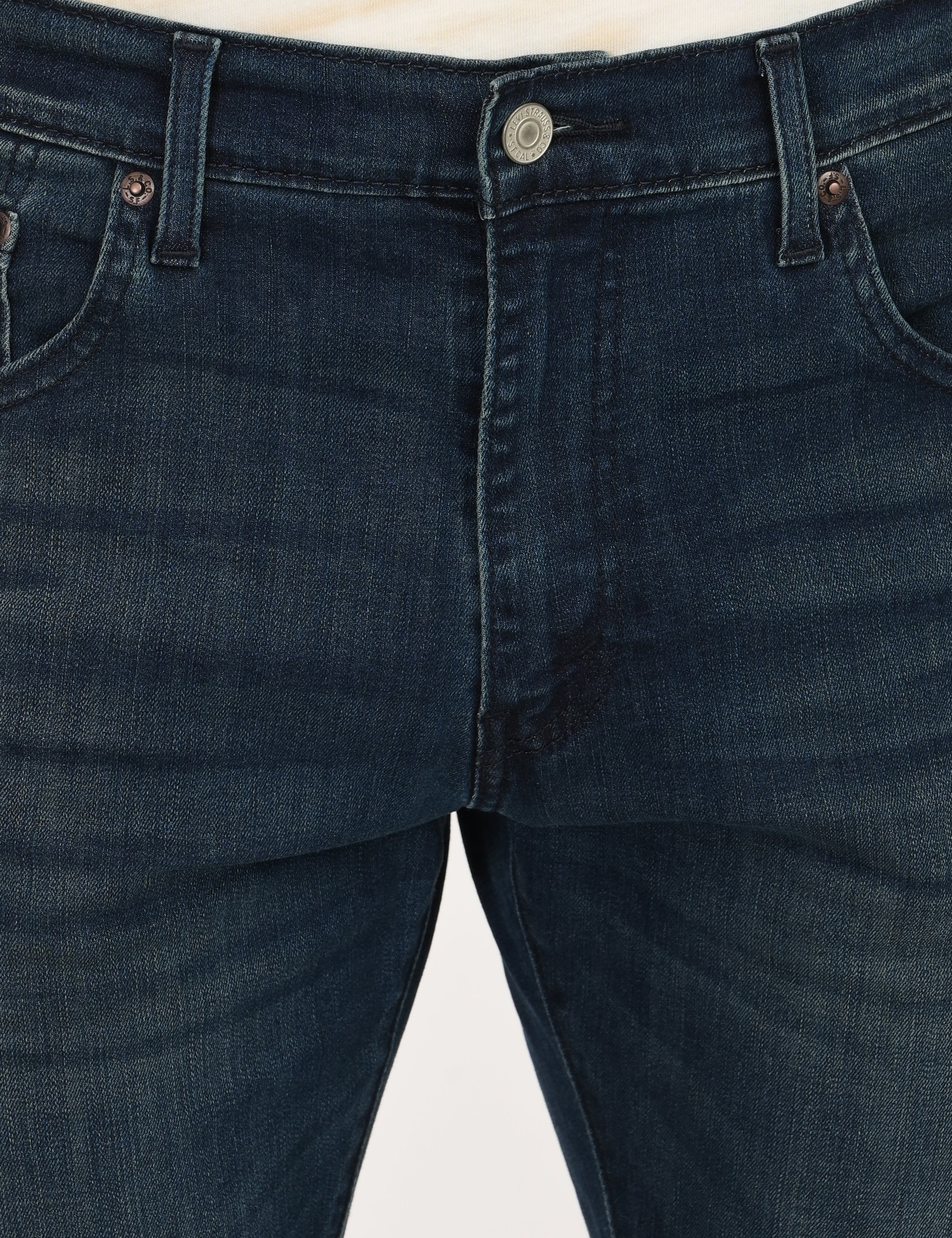 Men's 517 Bootcut Fit Dark Blue Mid Rise Jeans – Levis India Store