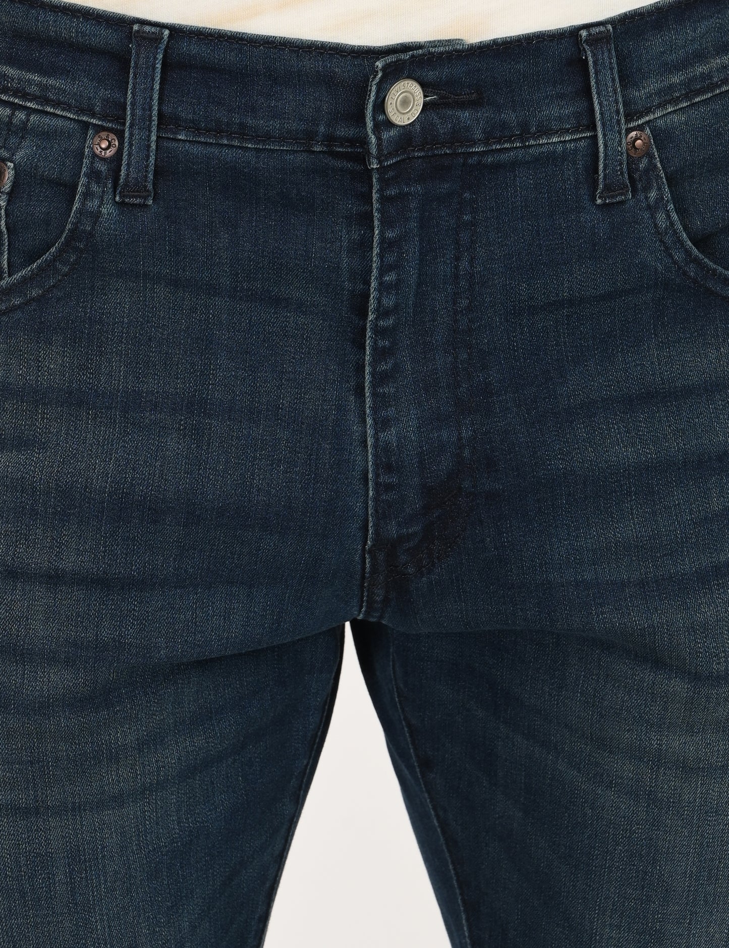 Men's 517 Bootcut Fit Dark Blue Mid Rise Jeans - b1810a8a-2b31-4839-88ad-8ff6bbca75eb View