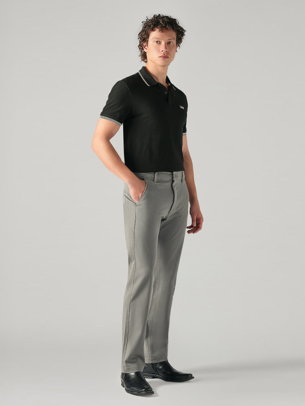 Men's 511 Grey Slim Fit Mid Rise Chinos - d1111434-a59a-40d8-8d9d-9f7e863f3d2a View