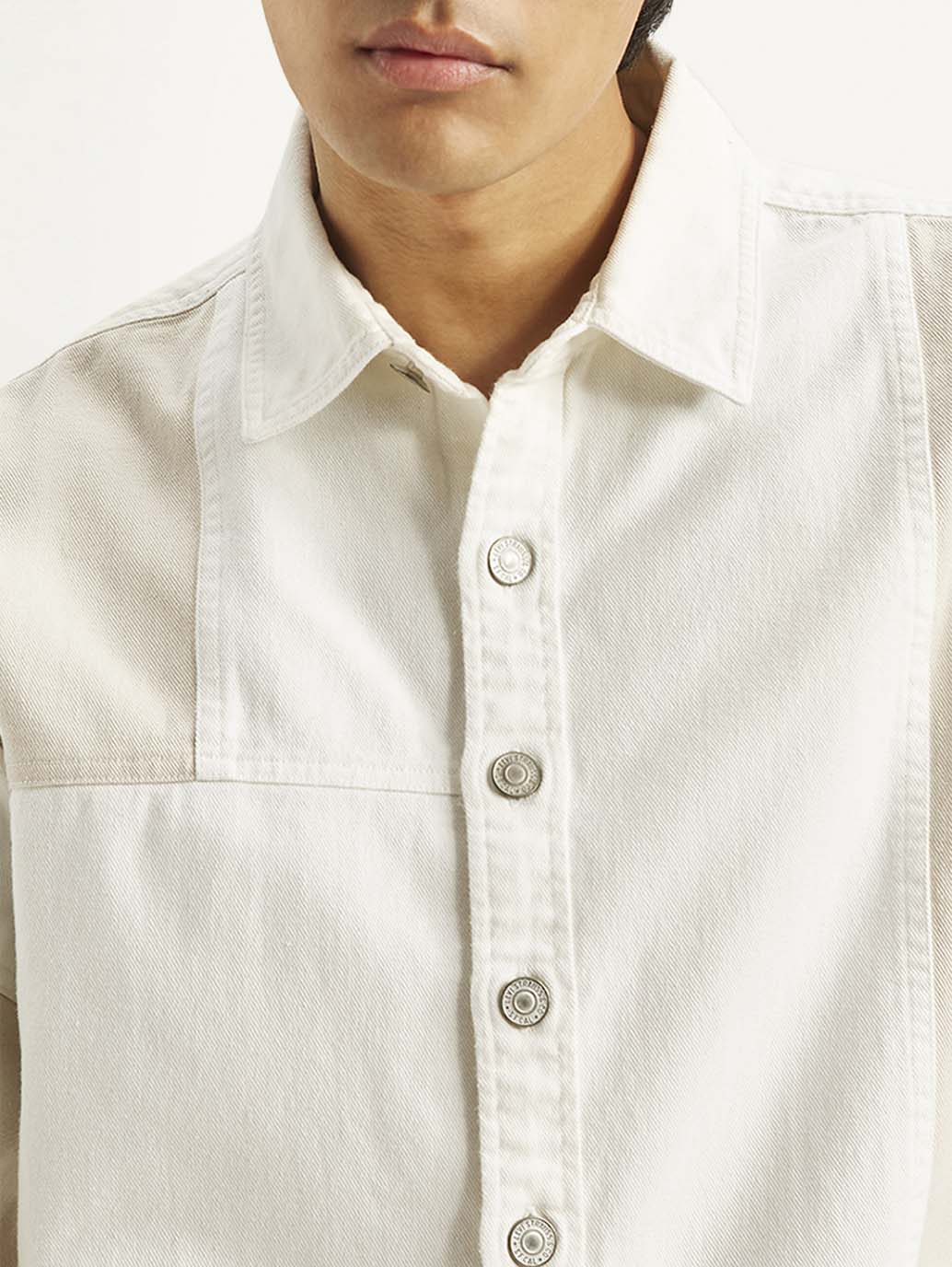 Men's Colorblock Relaxed Fit Denim Overshirt - 4b0731f6faea95f58fefb9227666c6bb View