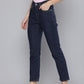 Women's 724 Blue Straight Fit High Rise Jeans - 4bfa40ab-99f1-4ffc-9195-70c8e46c90961715929764039-Levis-Women-Jeans-4671715929763545-2 View