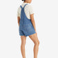Women's Solid Blue Overalls - 33da7552-b157-44f0-889c-731f22f197c2 View