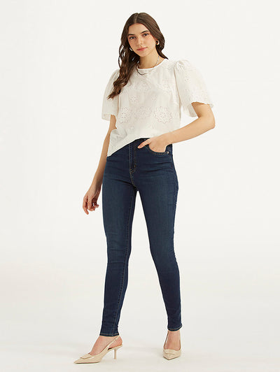 levi's Women's Blue Mile High Skinny Fit High Rise Jeans-picture-39