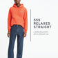 Men's 555 Beige Relaxed Straight Fit Mid Rise Chinos - cdd3f059-e000-47d7-9316-227abd757268 View