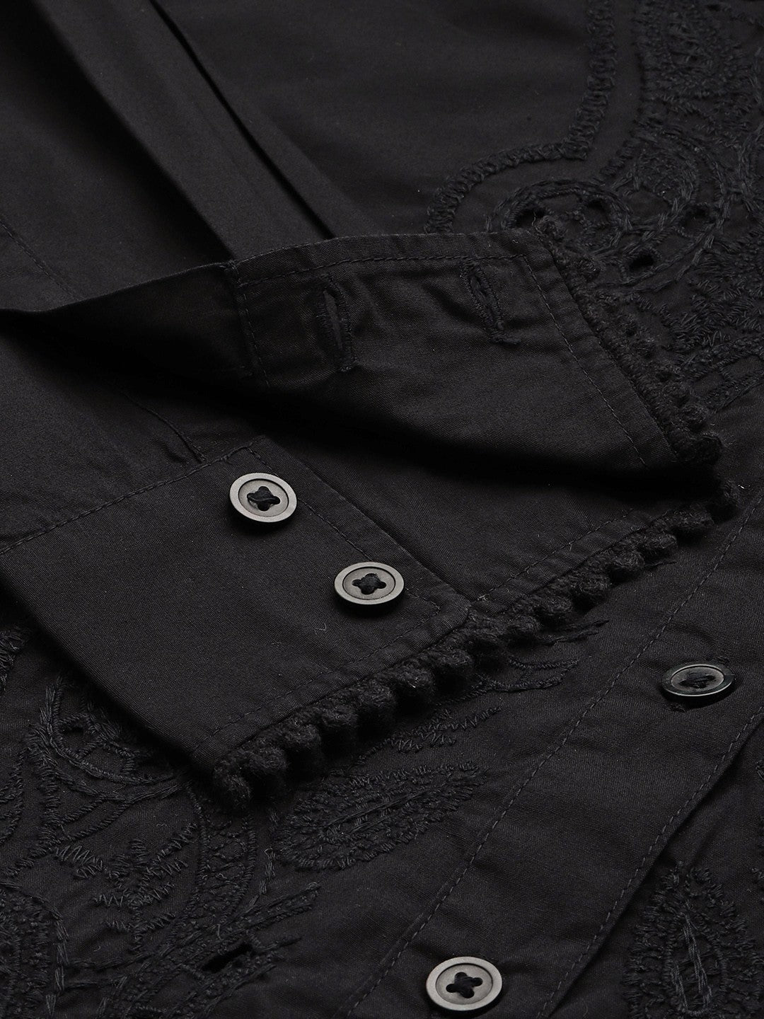 Women's Self Design Spread Collar Regular Fit Shirt - 5780885e-06cd-4ba3-8c09-9a846076ef051738670738577-Womens-Self-Design-Spread-Collar-Shirt-7361738670738106-3 View