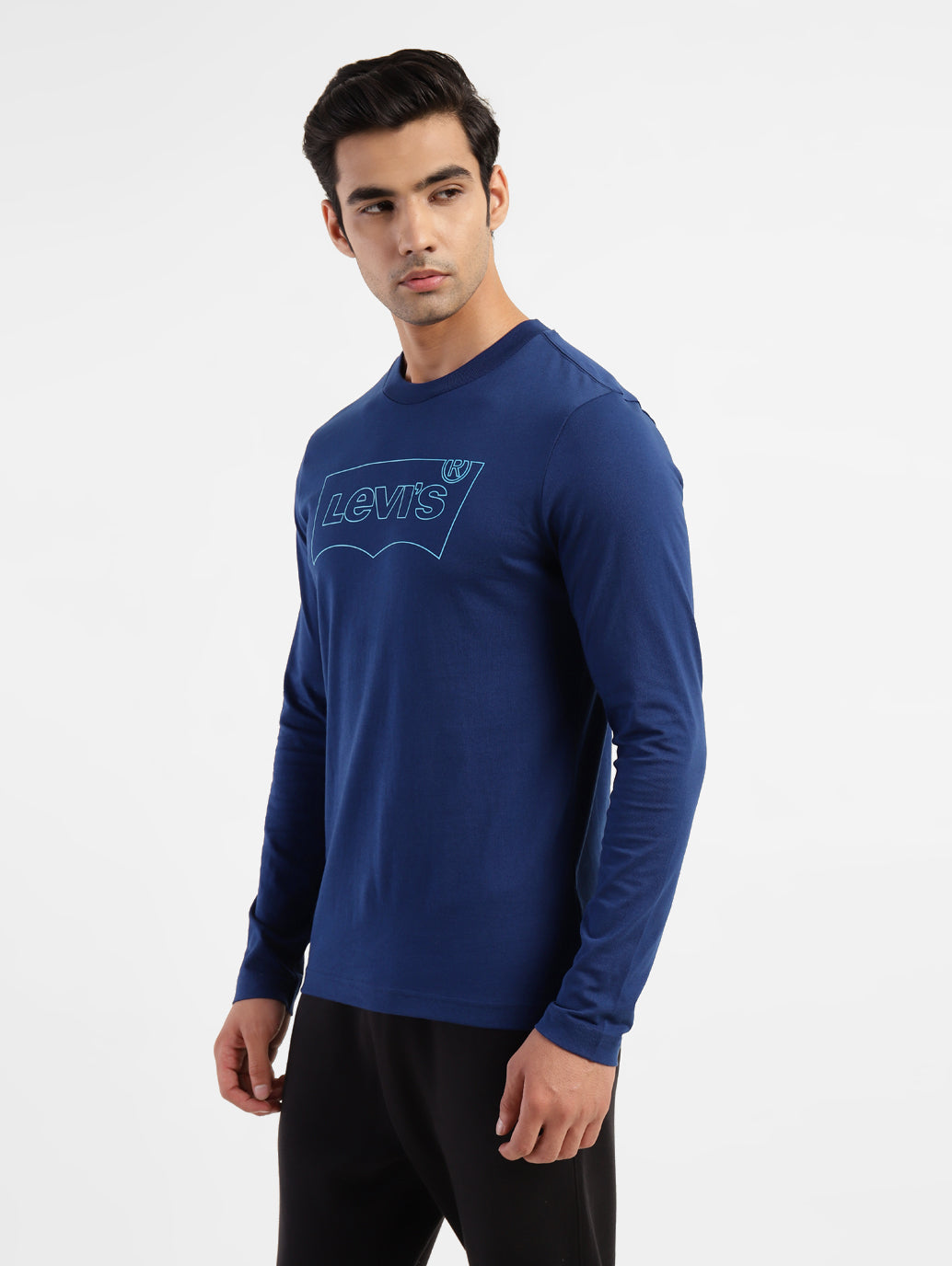 Men's Brand Logo Slim Fit T-shirt - c9d70d57-db6d-4f35-ba0e-2bcedb6ef059 View